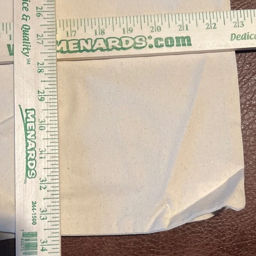 Moore & Giles Set‎ of 2 Large Canvas Drawstring Storage Bags Dust Bags